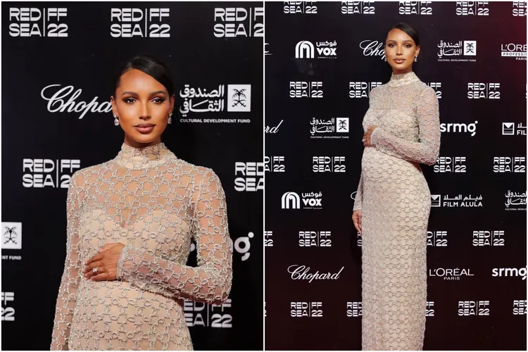 Jasmine Tookes日前出席活動，狀態相當好。翻攝jastookes IG