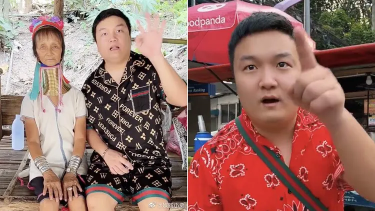 小胖靠著分享國外生活而累積許多粉絲。翻攝自微博