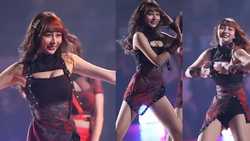 林襄中空炸奶裝！狂晃又甩髮殺　她初登小巨蛋：從來沒發現這麼喜歡舞台