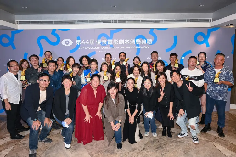 第44屆優良電影劇本得獎者大合照。金馬執委會提供