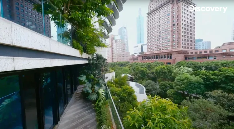 陶朱隱園270 度陽台。威京集團提供