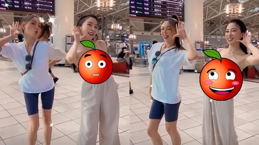 本土劇女神合體熱舞！她上身「只有一片布」　高鐵乘客狂盯