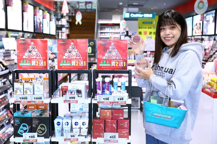屈臣氏700件商品買2送1。業者提供