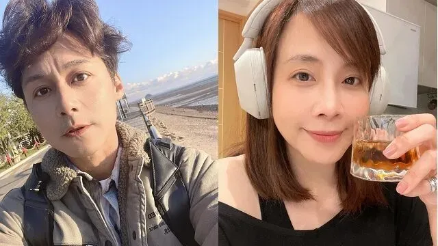 廖科溢再婚秦绫谦。翻摄廖科溢脸书（左）、翻摄秦绫谦脸书（右）