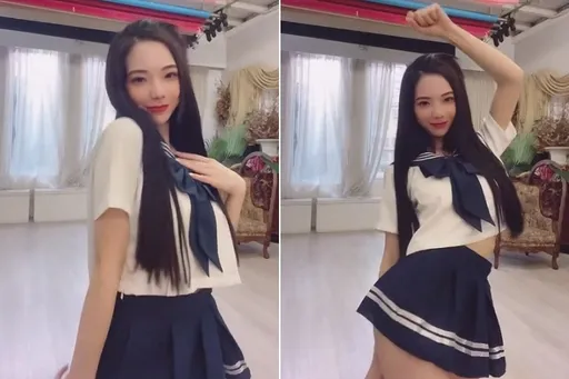 水手服美少女強勢來襲　用「絕對領域」擄獲你的心