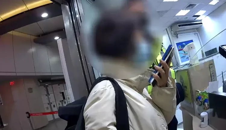 廖男友人打電話告之陳婦找到人了。讀者提供