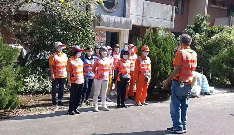 避難編組統一聽從里長指示。市府提供