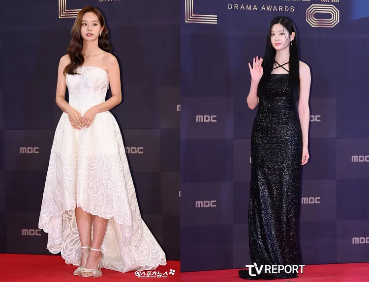 《以一當百執事》惠利（左圖）、《禁婚令，朝鮮婚姻禁止令》金珉周都是偶像出身。翻攝xportsnews、tvREPORT