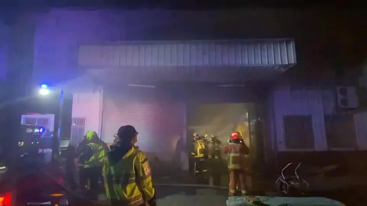 火災現場。民眾提供