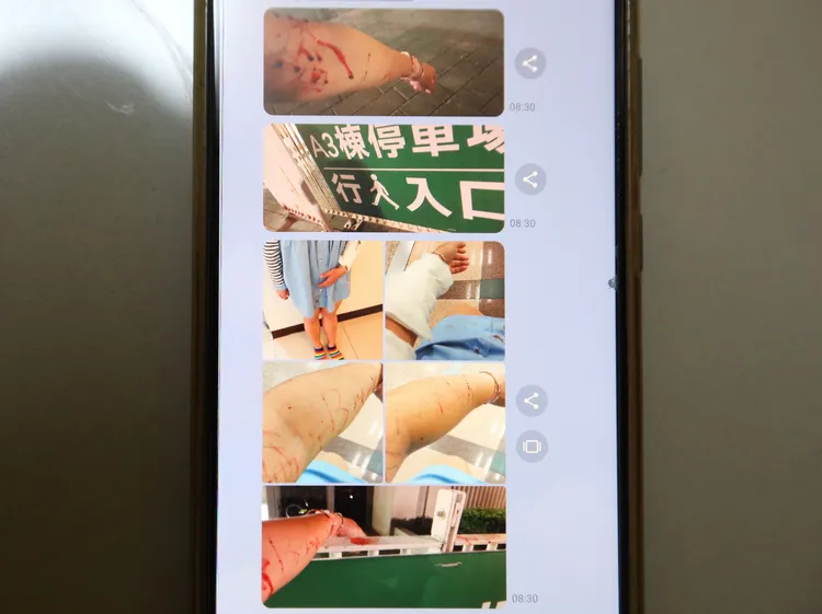 社宅住戶指控，有租戶遭網路霸凌，而想不開自殘。住戶提供