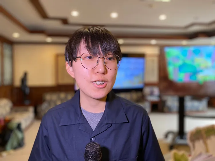 大葉大學多媒體學程畢業生周芳瑩說，作夢時都會夢到動畫角色。孫英哲攝