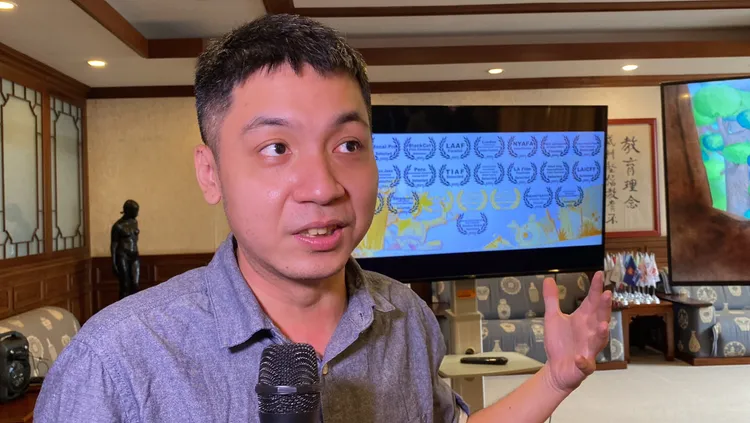 動畫「鐵農夫」導演陳威志。孫英哲攝