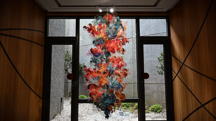 藝術家創作〈無盡藏Infinite〉。阿里山英迪格提供