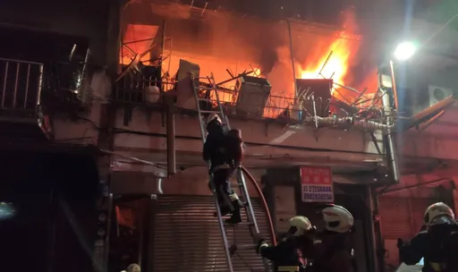 汐止氣爆|男欠房租引爆瓦斯 恐怖有片!火光噴射而出瞬間擊倒2勇消