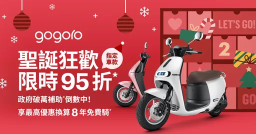 买电动机车靠自己！Gogoro推限时优惠　刷这张卡最高「8年免费骑」