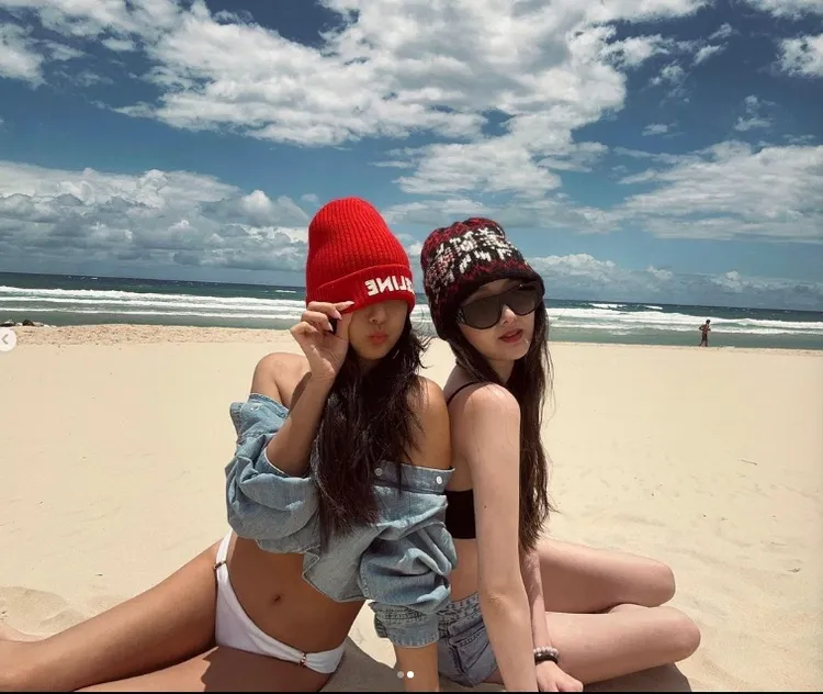 孫芸芸和女兒共度聖誕節。引自孫芸芸IG