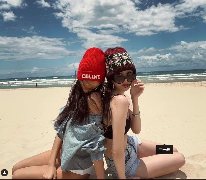 母女兩人看起來就像姊妹。引自孫芸芸IG