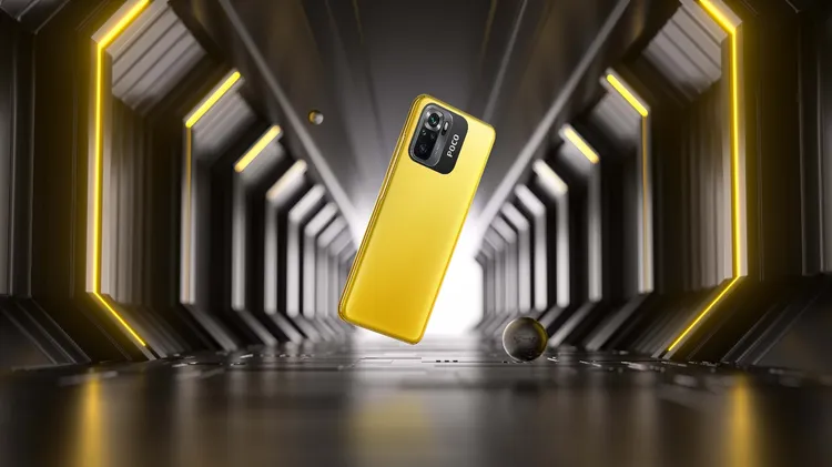 POCO M5s，今（12/9）推出POCO經典「旭陽黃」配色。業者提供