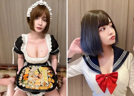 超雷室友老帶男友回家！女大生穿女僕裝露E奶反制　網驚：爽到他吧？