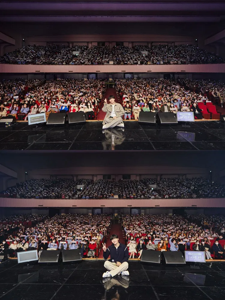 金宣虎昨在IG感謝4000名粉絲，表示會好好珍藏珍貴的回憶。翻攝金宣虎IG