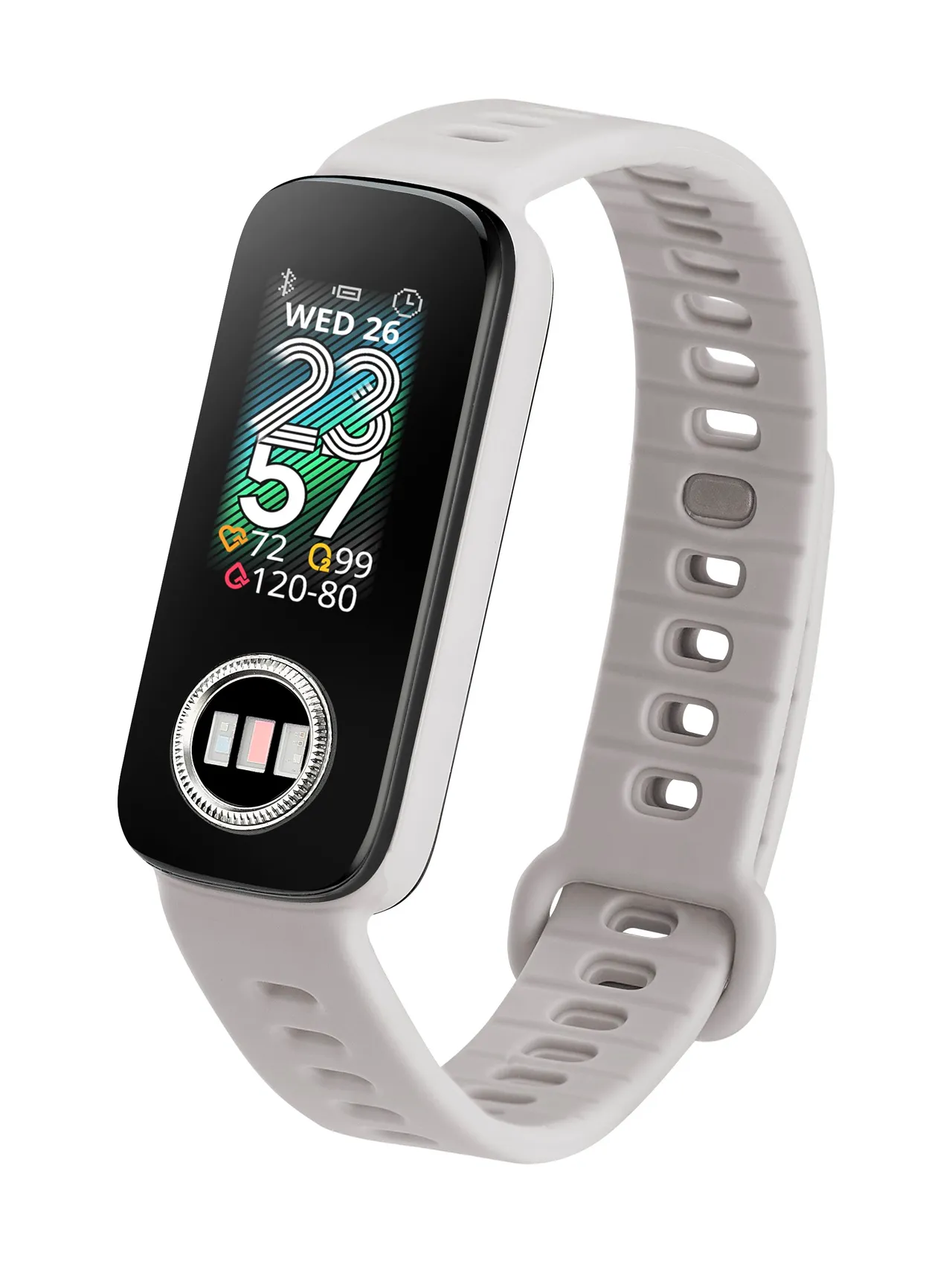 華碩今發布全球首款指尖量測脈波指數健康手環ASUS VivoWatch 5 AERO。業者提供