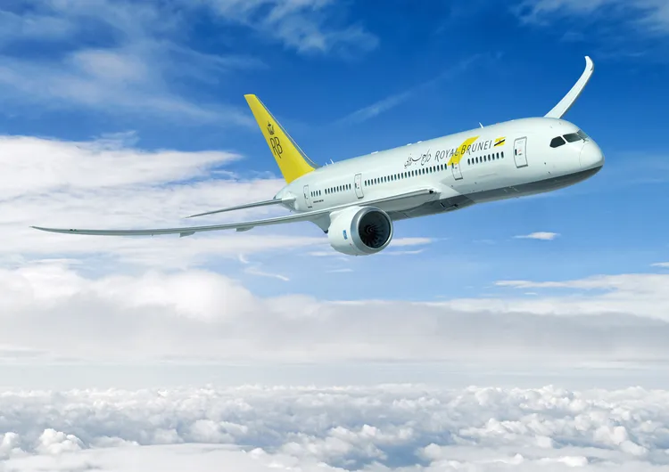 2023年3/26起「桃園－汶萊」將增為每周3班次往返。汶萊皇家航空提供