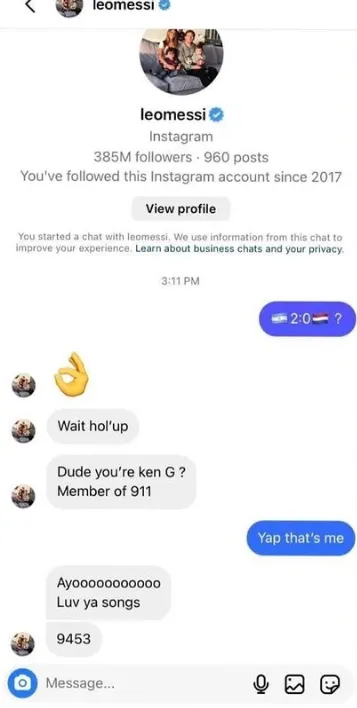 網友質疑是P圖。翻攝健志IG