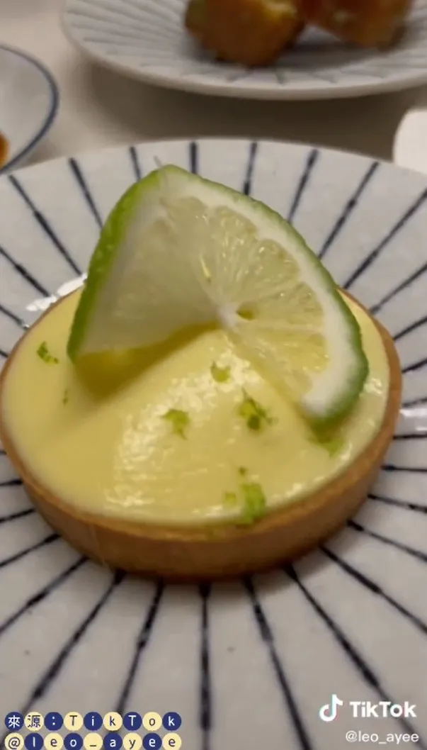 檸檬塔手工塔皮。TikTok@leo_ayee 提供