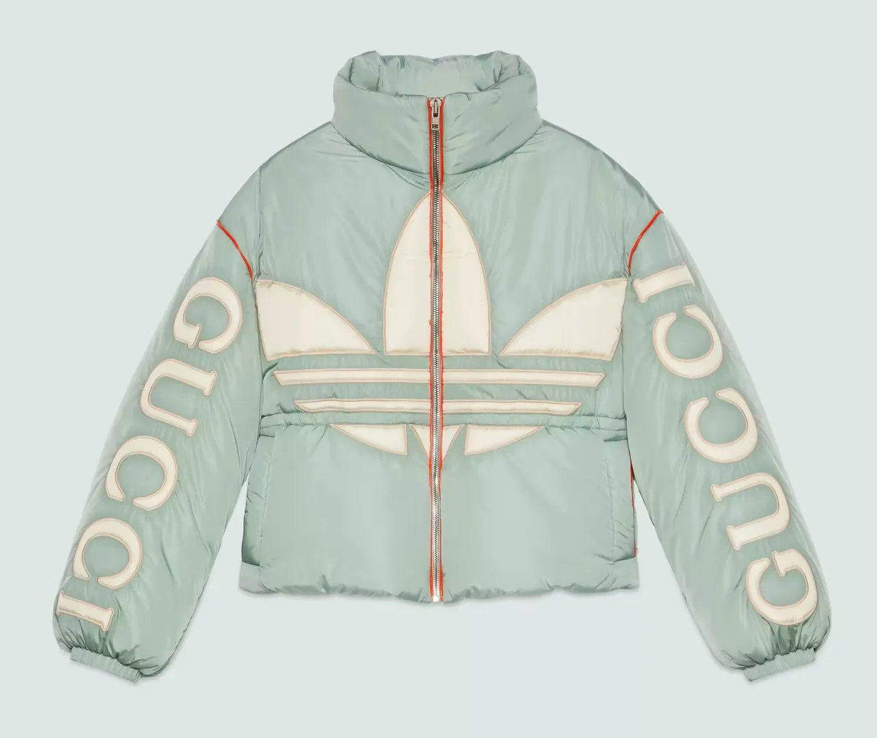 adidas x Gucci夾棉尼龍飛行員夾克,11萬4000元。品牌提供