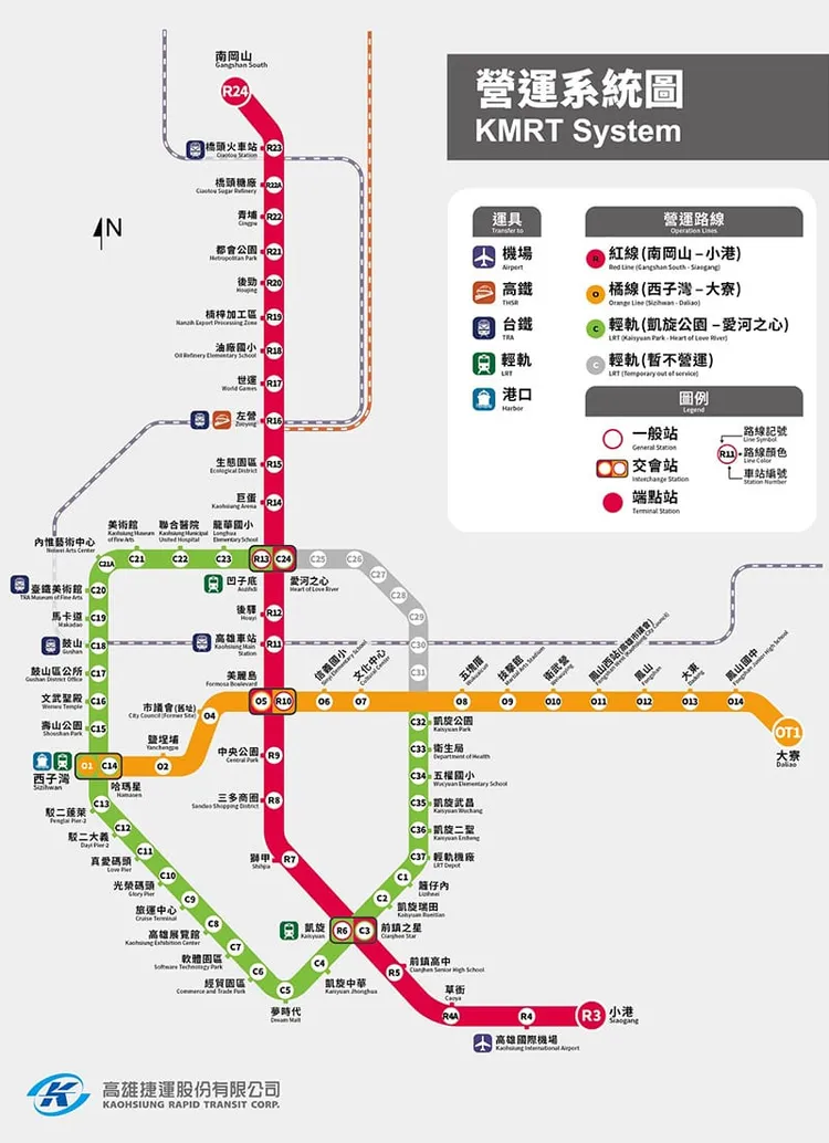 高雄輕軌（綠色路線）最後七站今起施工，預計明年完工通車、輕軌成圓。高捷提供