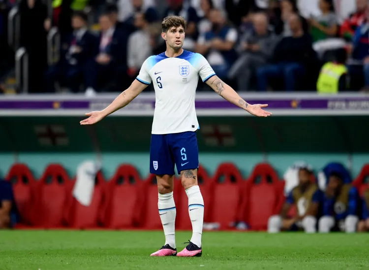 英格蘭隊球員史東斯。路透社