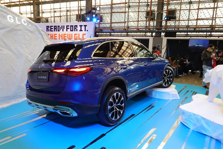 台灣賓士共引進兩款全新GLC車型，圖為GLC200，標配AVANGARDE外觀套件。吳凌祺攝