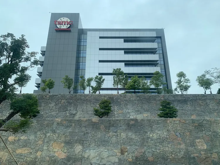 台積電大阪城。蕭文康攝