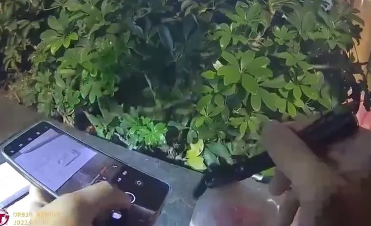 經檢測粉末呈海洛因陽性反應。翻攝畫面