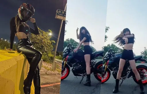 扭到讓人凍未條！重機辣妹S腰性感開腿　撩人銷魂舞