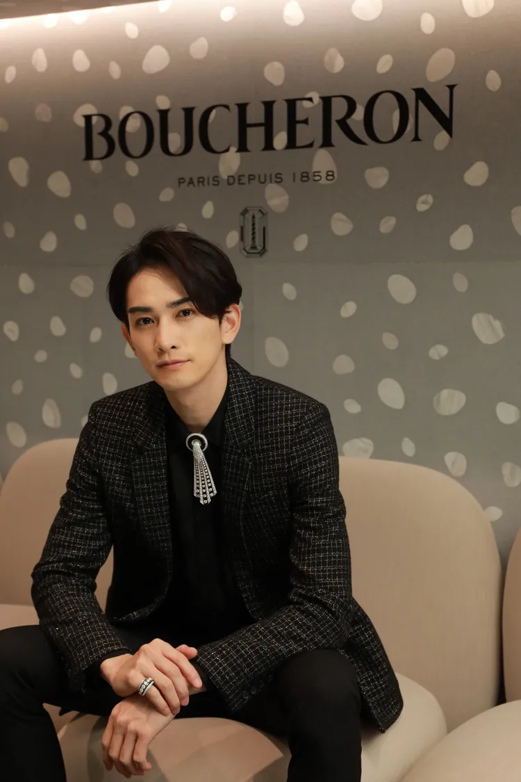 BOUCHERON於2021年時，邀請町田啓太參加品牌在東京舉辦的La Maison體驗活動。品牌提供