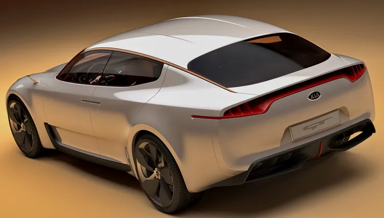 Kia Stinger就是由這輛GT Concept幻化而來，外型兩車有著8成的還原度，而其豪華轎跑車的定位對於當時Kia來說更是全新挑戰。原廠照片