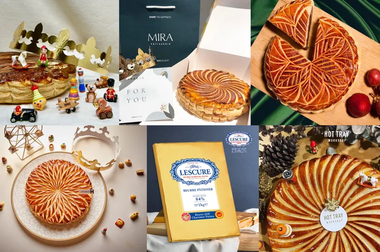 全台約30家業者，包含飯店、餐廳、咖啡廳、烘焙業等，都買得到使用萊思克奶油製作的經典或創意國王派。業者提供