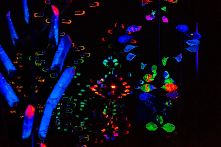 空山祭作品「大風吹」。文化局提供