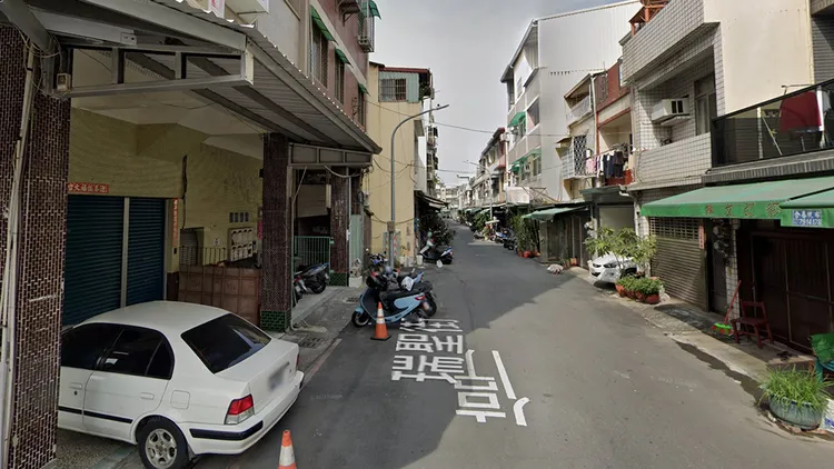 車主停車的道路。翻攝自Google地圖