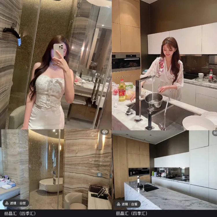 葉珂曬出家中裝潢，與黃曉明、Angelababy當年的新婚房幾乎一模一樣。翻攝新劇匣子微博