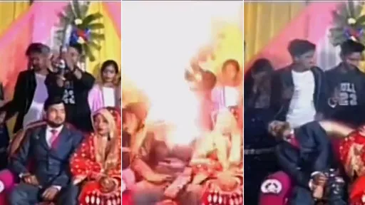 傻眼影片｜賓客放禮炮竟「炸趴新郎」　他射後不理笑得好開心