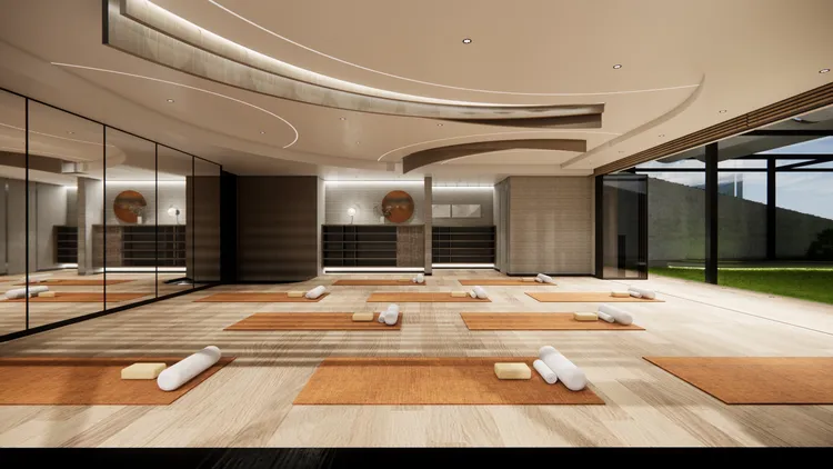 山闊館多功能教室「淨境」。煙波集團提供 