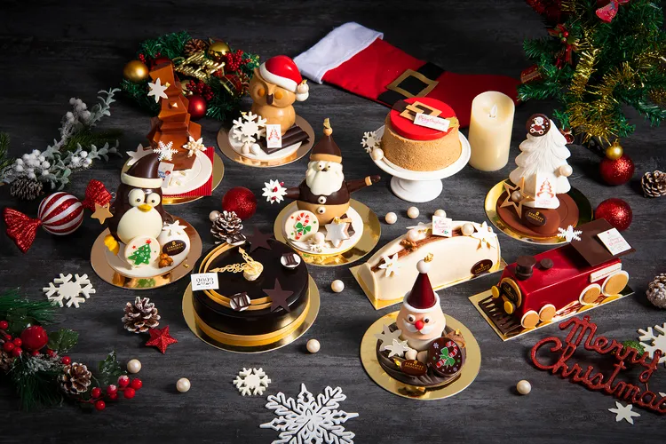 The Cake Room聖誕限定甜點。台北遠東香格里拉提供