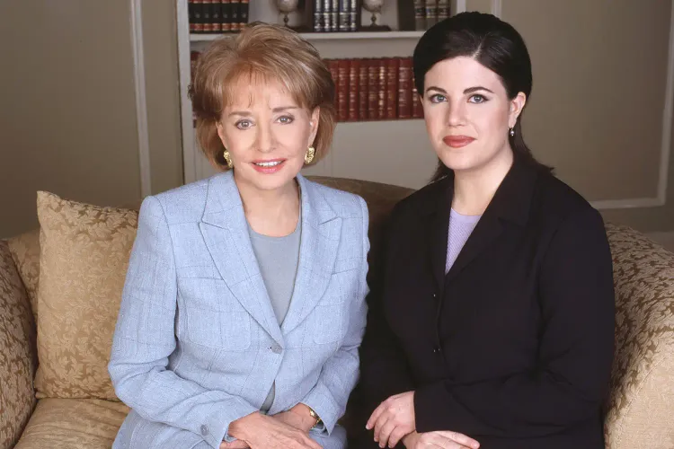 她訪問與前美國總統柯林頓發生醜聞的前白宮實習生莫妮卡陸文斯基，創下7400萬人收看紀錄。