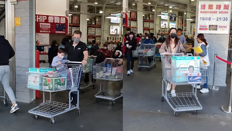 賣場門口也可以看到許多前來購買的爸媽！優惠只到12/29真的要囤要快！
