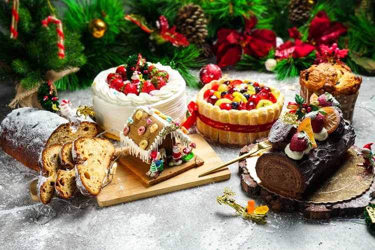 台中福華飯店推出聖誕豪吧蛋糕新品。台中福華飯店提供