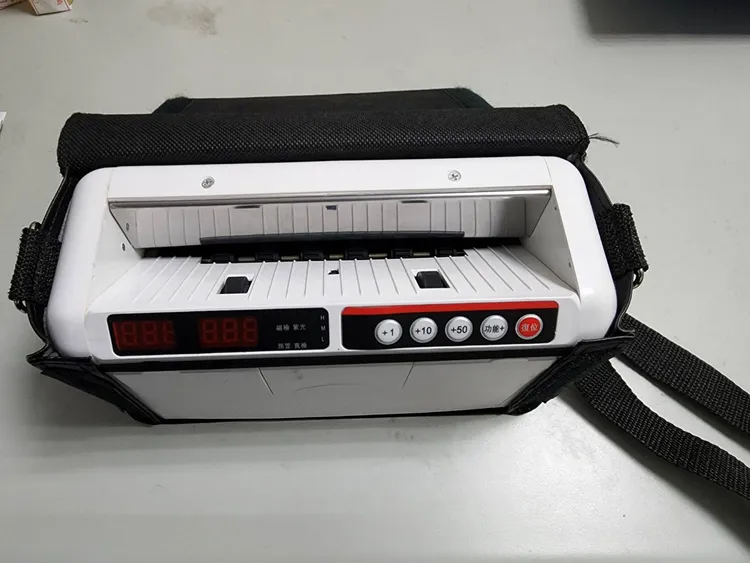 查獲的點鈔機。翻攝畫面