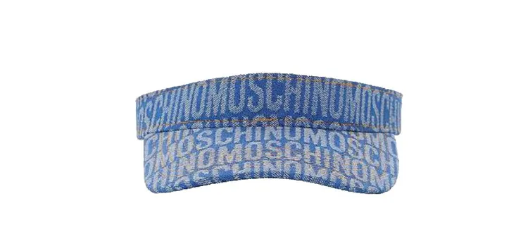 牛仔藍logo提花遮陽帽，1萬500元。品牌提供