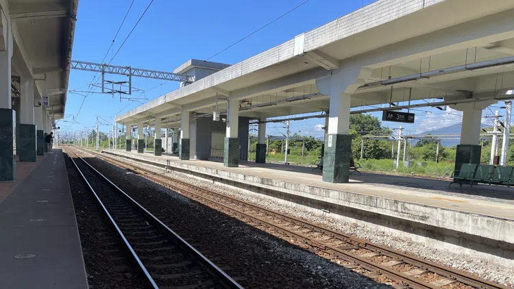 台鐵月台。古和純攝